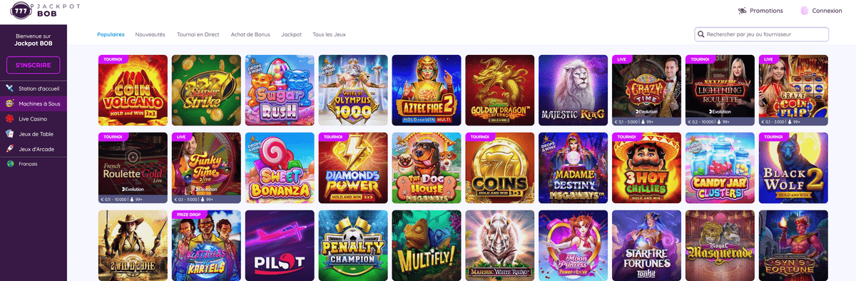 Jackpot Bob Live Casino